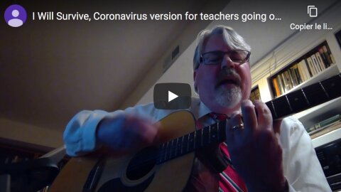 Covid-19 : un prof raconte en chanson le stress du passage digital learning
