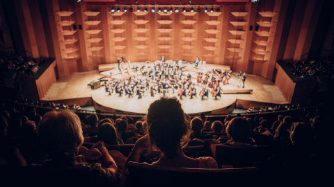 L’Orchestra National de Lyon en concert, en 2017. - © Julien Mignot