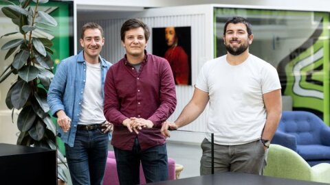 Les cofondateurs de Spayr lève 2,5 millions d’euros : Louis Ajacques, Paul Riché et Pierre Olive - © Wlad Simitch