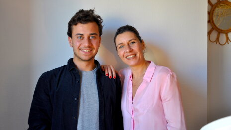 Amélie et Théo Sudre, mère et fils, ont lancé Immo-Pop en 2019. - © D.R.