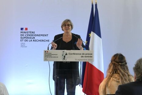 Sylvie Retailleau lors de la conférence de presse de rentrée 2022. - 