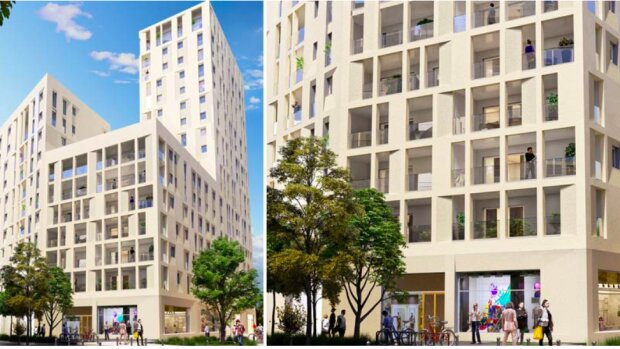 Le programme comprend près de 800 logements - © D.R.