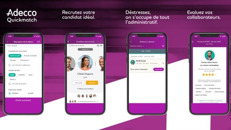 Adecco Quickmatch : le matching pour accélérer le recrutement en intérim - D.R.