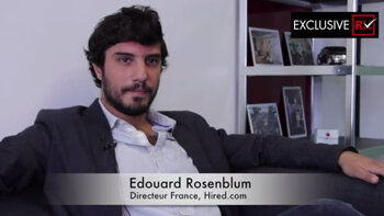 3 min avec Edouard Rosenblum, directeur France, Hired.com - D.R.