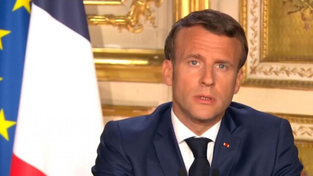 Emmanuel Macron, à la télévision, le 13 avril 2020 - © D.R.