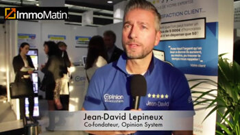 3 min avec Jean-David Lepineux, co-fondateur, Opinion System