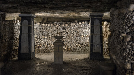 La visite en ligne des Catacombes suit le parcours sur site. - © Pierre Antoine