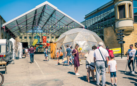 La cours du Bliiida pendant Makerland. - © Jesus S Baptista