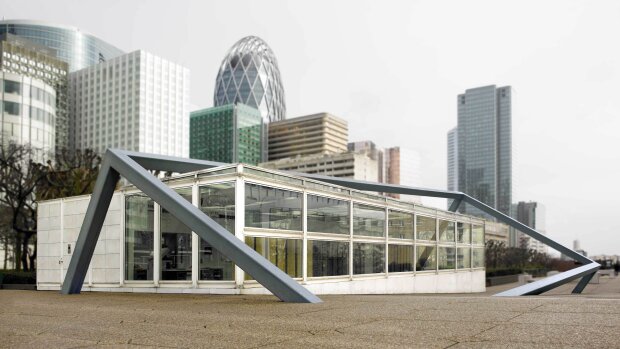 Le bâtiment du CNAP à Puteaux. - © Yves Chenot