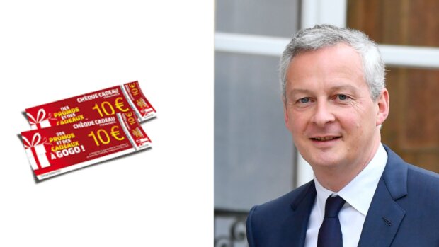 Le plafond des chèques cadeaux double : une mesure ponctuelle anti-crise selon Bruno Le Maire - © D.R.