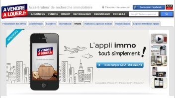 Agents immobilier, faut-il avoir sa propre application iPhone ? - D.R.