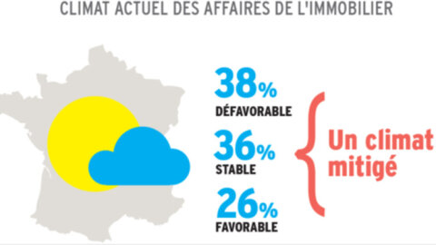 Infographie : les agents immobiliers ont-ils le moral ? - © D.R.