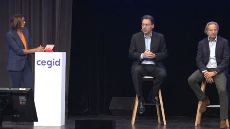 Pascal Houillon, CEO de Cegid, et Jean-Stéphane Arcis, CEO de Talentsoft : quelle stratégie commune ? - © D.R.