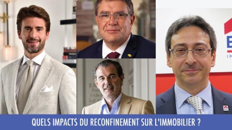 S. Kuperfis (Junot), J-M Torrollion (Fnaim), L. Vimont (Century 21) et E. Allouche (ERA) - © D.R.