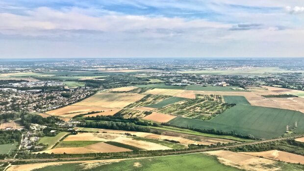 Paysage hybride, ville - campagne