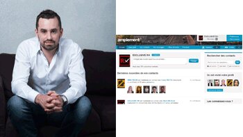 « Nous voulons devenir le leader français des réseaux sociaux professionnels », A. Sommier, Amplement - © D.R.