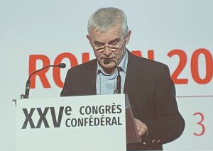 Yves Veyrier au 25e congrès confédéral FO - © D.R.