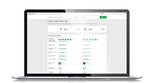 Recrutement : Glassdoor introduit un comparateur d’entreprises - D.R.