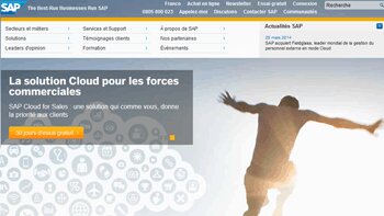 SAP annonce une croissance à 3 chiffres sur le cloud en France
