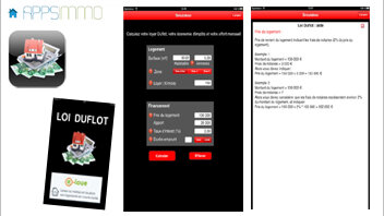 Le dispositif Duflot a son application Iphone et Android - © D.R.