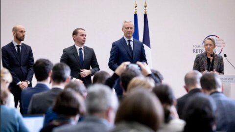 Mobilisation du gouvernement pour présenter la réforme du système des retraites - © gouvernement.fr