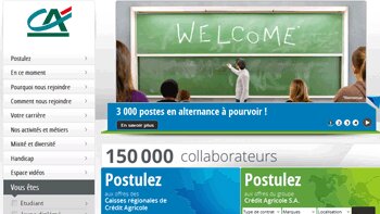 Le site carrière du groupe Crédit Agricole SA fait peau neuve