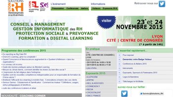 J-11 pour la 4ème édition du Salon Solutions RH à Lyon