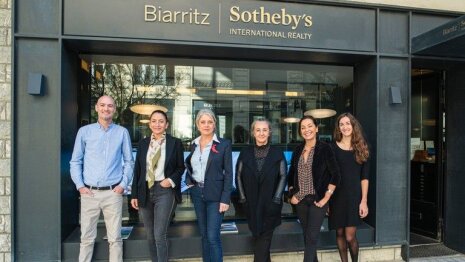 L'équipe de l’agence Sotheby’s de Biarritz. - © D.R.