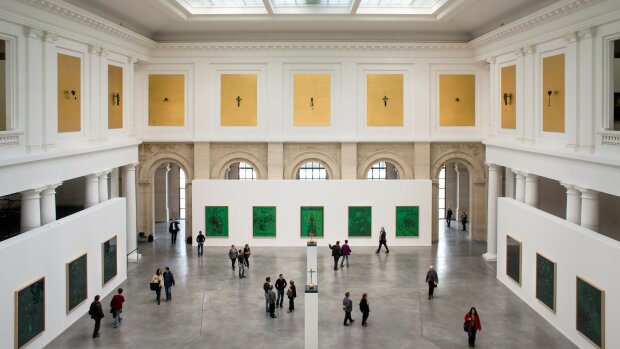 Le lieu prévoit de réutiliser jusqu'à 70 % des éléments produits sur l’exposition suivante. - © Charles Delcourt/Palais des Beaux-Arts de Lille