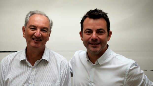 Fabien Gaymard et Mathieu Guérin, co-fondateurs de LivingRoom.immo - © D.R.