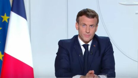 Emmanuel Macron et la stratégie nationale du reconfinement : préserver l'économie et le (télé)travail - © D.R.