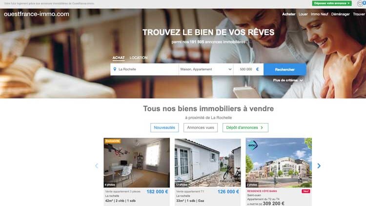 Ouest-France Immo se lance dans le display en programmatique - D.R.