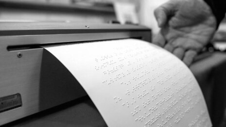 L’imprimante permettant de produire des contenus en braille. - © D.R.