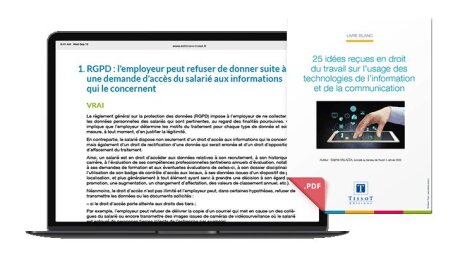 Livre blanc : 25 idées reçues en droit du travail sur l’usage des TIC