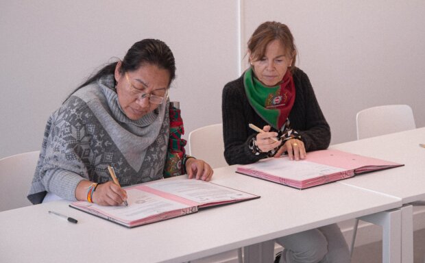 La signature des conventions-cadres appronfondit les liens avec l’université indigène de Popayan. - © Annick Allaigre