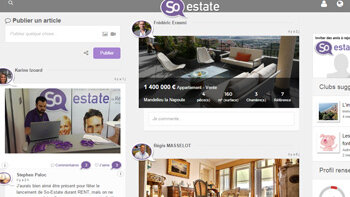 So-Estate : un nouveau réseau social pour les professionnels de l’immobilier - © D.R.