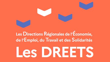 Suivez la formule de la transformation de l’Etat en territoire : DIRECCTE + DRCS = DREETS - © Ministère du Travail, de l’Emploi et de la Réinsertion