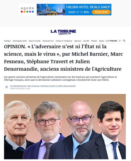 ©  Capture d'écran - La Tribune Dimanche