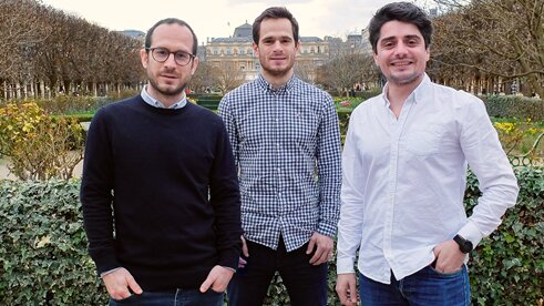 L'équipe fondatrice PickYourSkills : Etienne Caldichoury, Arnaud Caldichoury, Arnaud Cammas - © D.R.