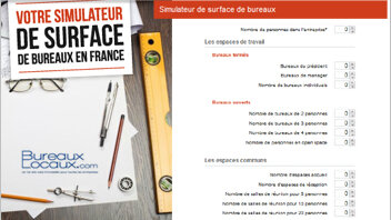 Bureaux-Locaux.com lance un simulateur de surface à destination des entreprises