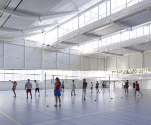 Projection de l’un des gymnases du COUM. - © Photos © S.Chalmeau