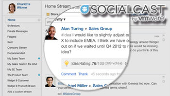 Socialcast se dote d’outils de reconnaissance