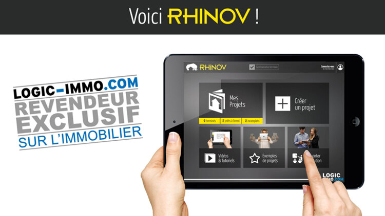 La solution 3D RHINOV sera commercialisée par Logic-Immo.com - D.R.