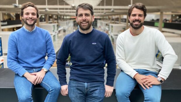 The three founders of Jump: Thibault Coulon (COO), Nicolas Fayon (CEO) and Maxime Bouchet (CRO) - © DR