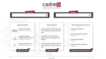 RegionsJob lance un site dédié aux cadres : Cadreo
