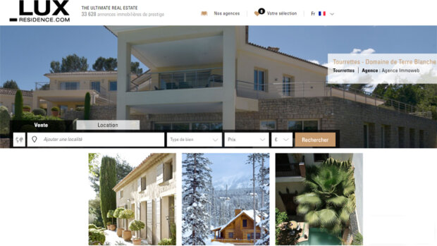 Les codes du luxe transposés sur Lux-Residence.com - © D.R.