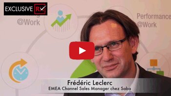 3 min avec Frédéric Leclerc, EMEA Channel Sales Manager de Saba