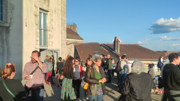 Rencontre avec Jacques Rancière à Arnac La Poste pour la Semaine des Émancipations. - © D.R.