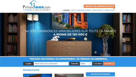 Primaximmo : le nouveau portail qui mise sur les biens à moins de 150 000 euros - © D.R.