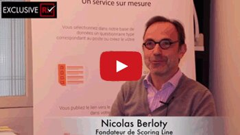 3 min avec Nicolas Berloty, fondateur de Scoring Line - © D.R.